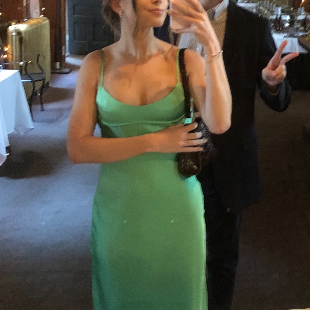 Zara Green Strappy Dress
